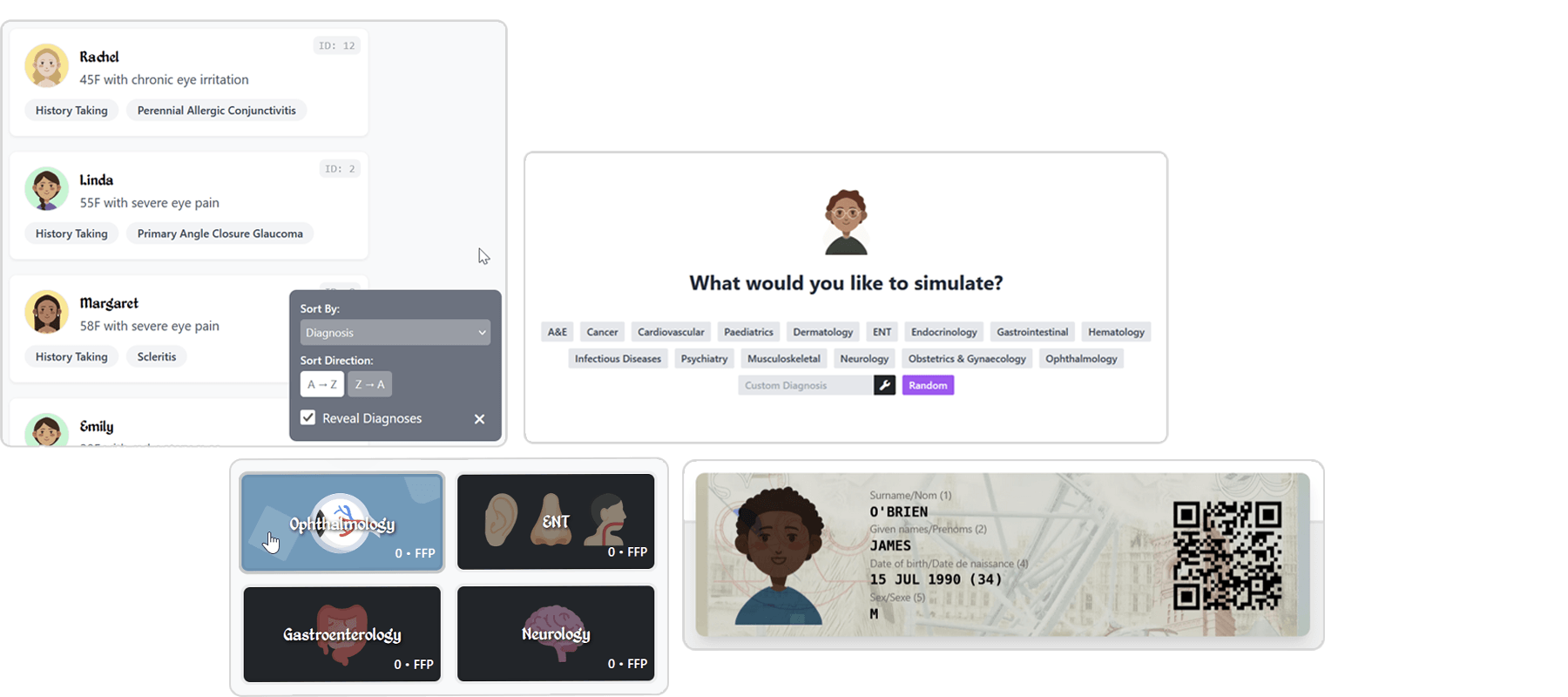 Platform interface screenshot